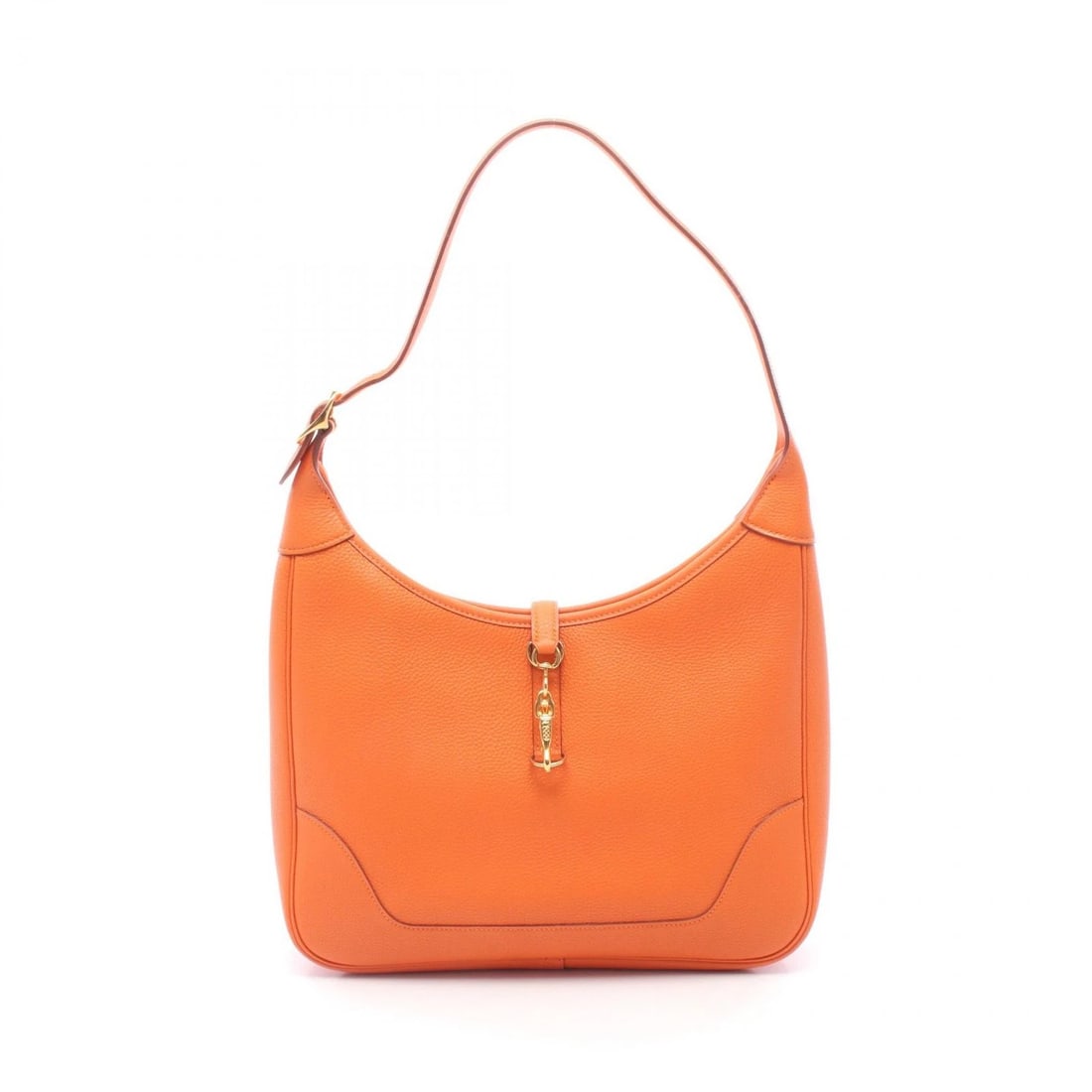 HERMES TRIM 31 SHOULDER BAG TOGO LEATHER ORANGE (1 of 5)