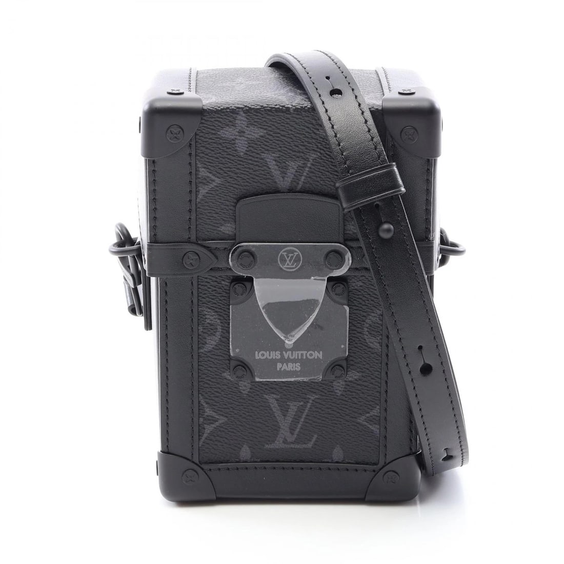 LOUIS VUITTON TRUNK WEARABLE WALLET SHOULDER CROSSBODY BAG: LOUIS VUITTON Trunk Wearable Wallet Shoulder crossbody Bag Brand: LOUIS VUITTON Type/Style: Shoulder Bag Material: Exterior Material Monogram eclipse and PVC coated canvas and leather Color: Exterior 