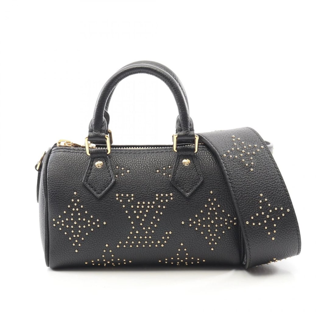 LOUIS VUITTON NANO SPEEDY STUDS SHOULDER HANDBAG (1 of 5)