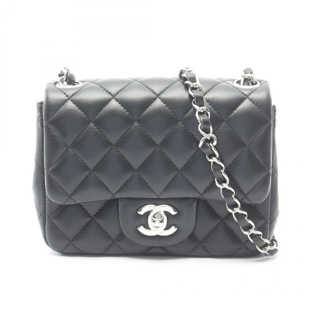 CHANEL MINI MATELASSE CHAIN SHOULDER CROSSBODY BAG: CHANEL Mini Matelasse Chain Shoulder Crossbody Bag Brand: CHANEL Type/Style: Shoulder Bag Material: Exterior Material Lambskin (sheep leather) Color: Exterior Color Black?ish colors Size: H:13cm x W:1