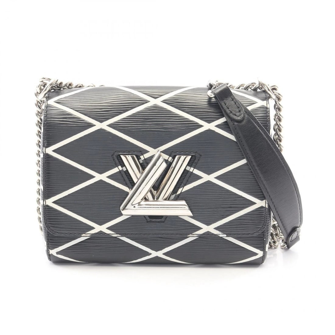 LOUIS VUITTON TWIST PM SHOULDER BAG EPI LEATHER BLACK: LOUIS VUITTON Twist PM Shoulder Bag Epi leather Black Brand: LOUIS VUITTON Type/Style: Shoulder Bag Material: Exterior Material Epi and leather Color: Exterior Color Black / Black?ish colors and White