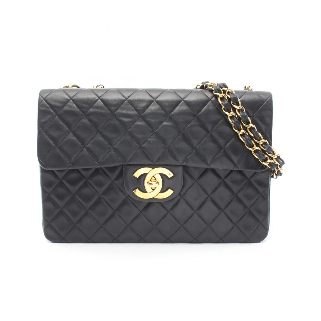 CHANEL JUMBO MATELASSE 34 SHOULDER BAG LAMBSKIN SHEEP LEATHER (1 of 5)