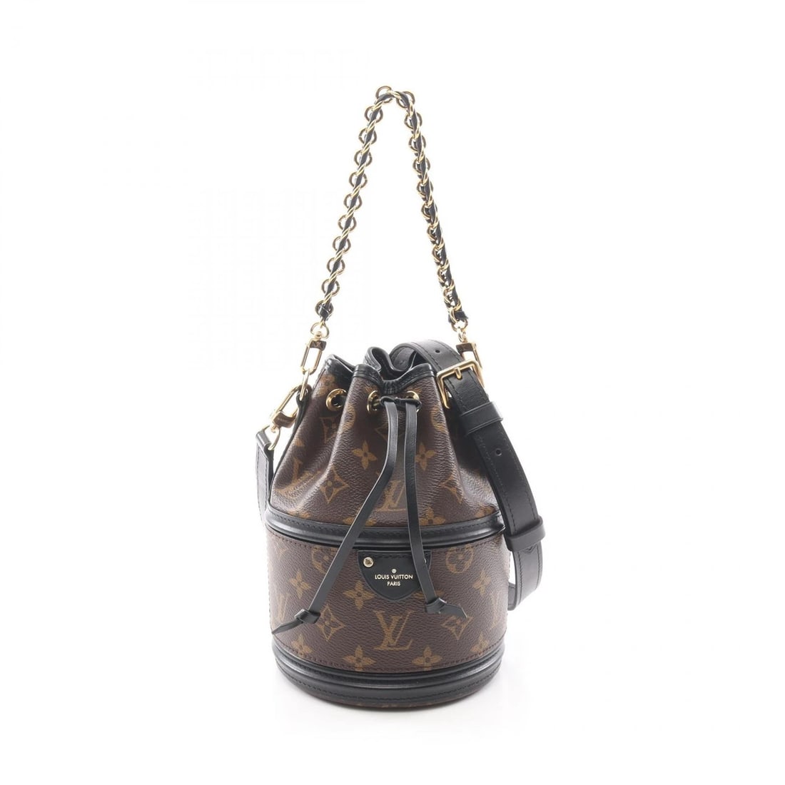 LOUIS VUITTON KANOE 2WAY SHOULDER HANDBAG: LOUIS VUITTON Kanoe 2WAY Shoulder Handbag Brand: LOUIS VUITTON Type/Style: Handbag Material: Exterior Material Monogram and PVC coated canvas and leather Color: Exterior Color Brown?ish colors and Bla