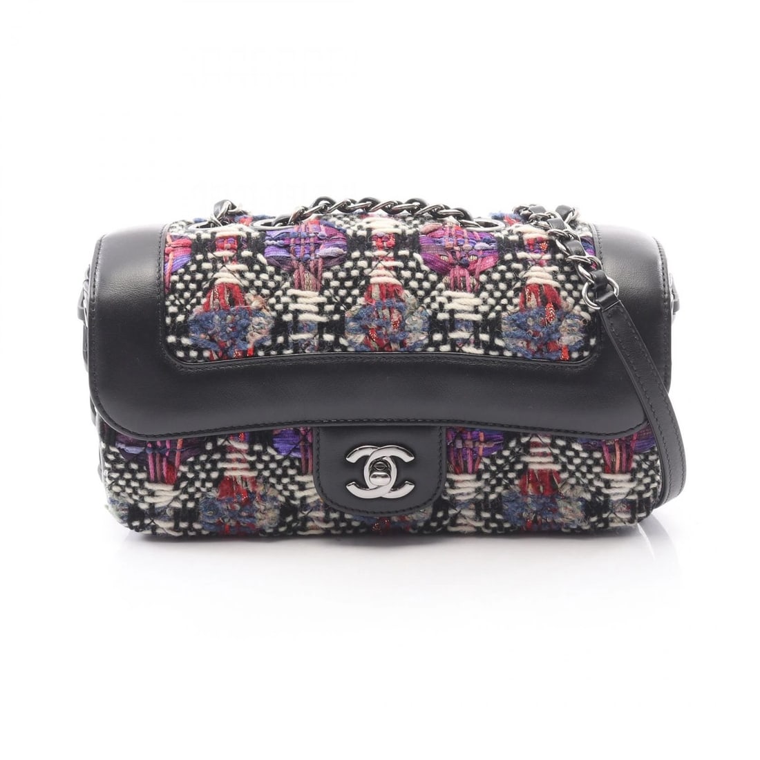 CHANEL MATELASSE CHAIN SHOULDER BAG TWEED LAMBSKIN LEATHER: CHANEL Matelasse chain Shoulder Bag tweed Lambskin leather Brand: CHANEL Type/Style: Shoulder Bag Material: Exterior Material Fabric and Lambskin (sheep leather) Color: Exterior Color Black?ish