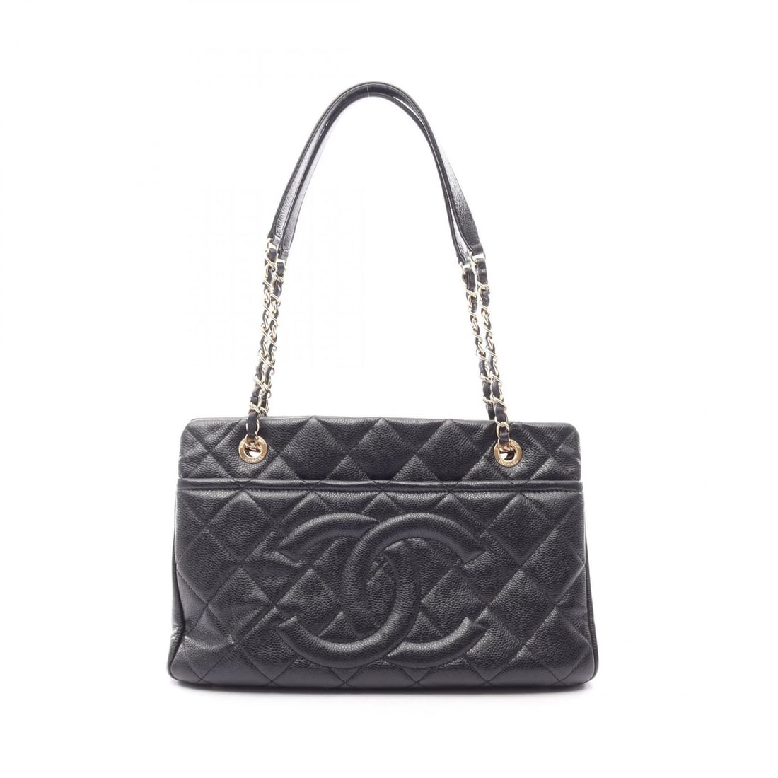 CHANEL MATELASSE SHOULDER TOTE BAG GRAINED CALFSKIN LEATHER: CHANEL Matelasse Shoulder Tote Bag Grained Calfskin leather Brand: CHANEL Type/Style: Tote Bag Material: Exterior Material Grained Calfskin leather Color: Exterior Color Black?ish colors Size: H:20cm 