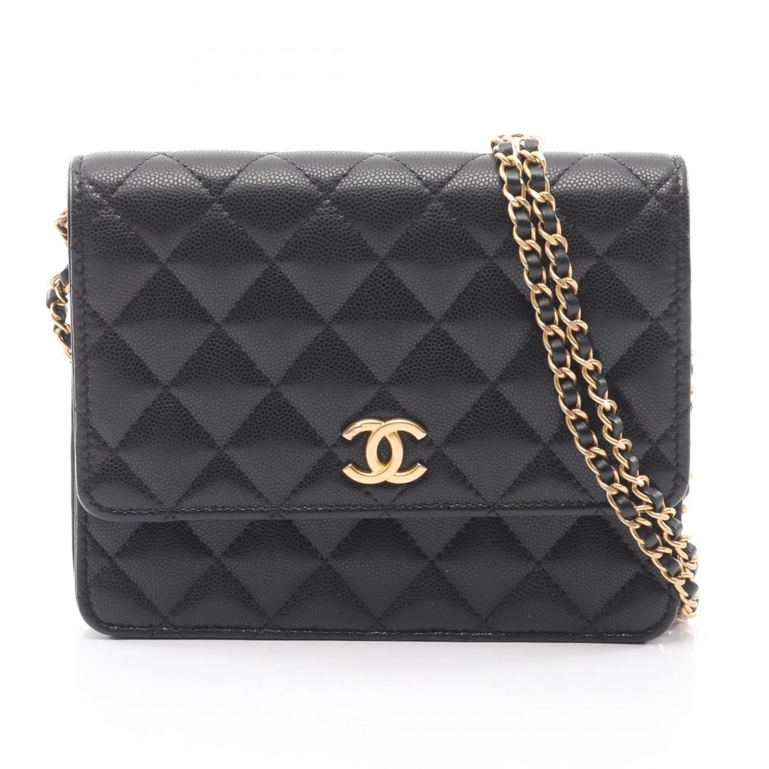 CHANEL MATELASSE CHAIN CROSSBODY SHOULDER BAG: CHANEL Matelasse chain crossbody Shoulder Bag Brand: CHANEL Type/Style: Shoulder Bag Material: Exterior Material Grained Calfskin leather Color: Exterior Color Black?ish colors Size: H:14.5cm x