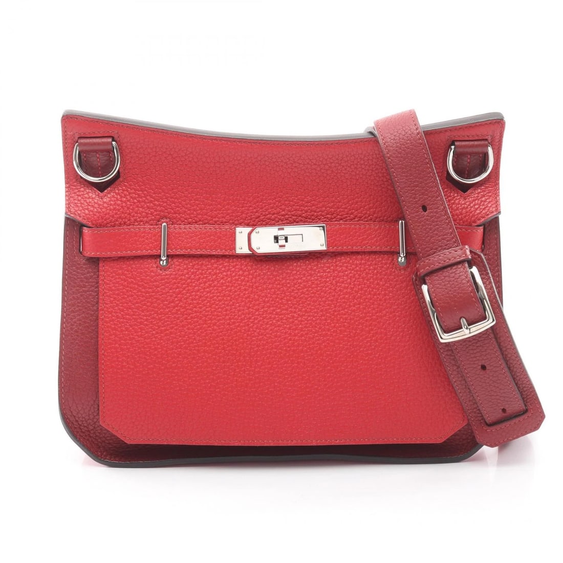 HERMES JYPSIERE 28 SHOULDER BAG CLEMENCE LEATHER RED: HERMES Jypsiere 28 Shoulder Bag Clemence leather Red Brand: HERMES Type/Style: Shoulder Bag Material: Exterior Material Taurillon Clemence and leather Color: Exterior Color Rouge casaque / Red?ish col