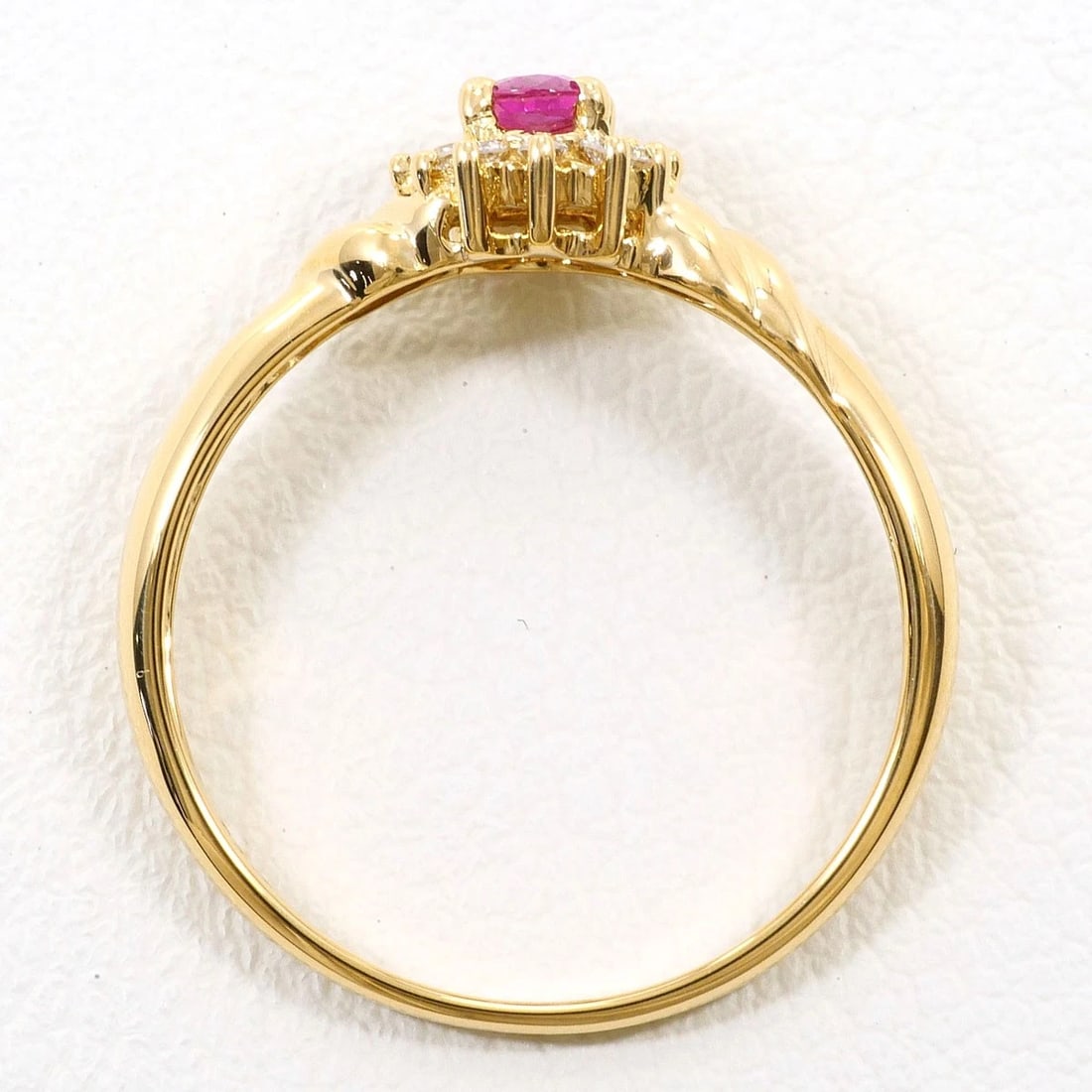 K18 GOLD RING RUBY - 2