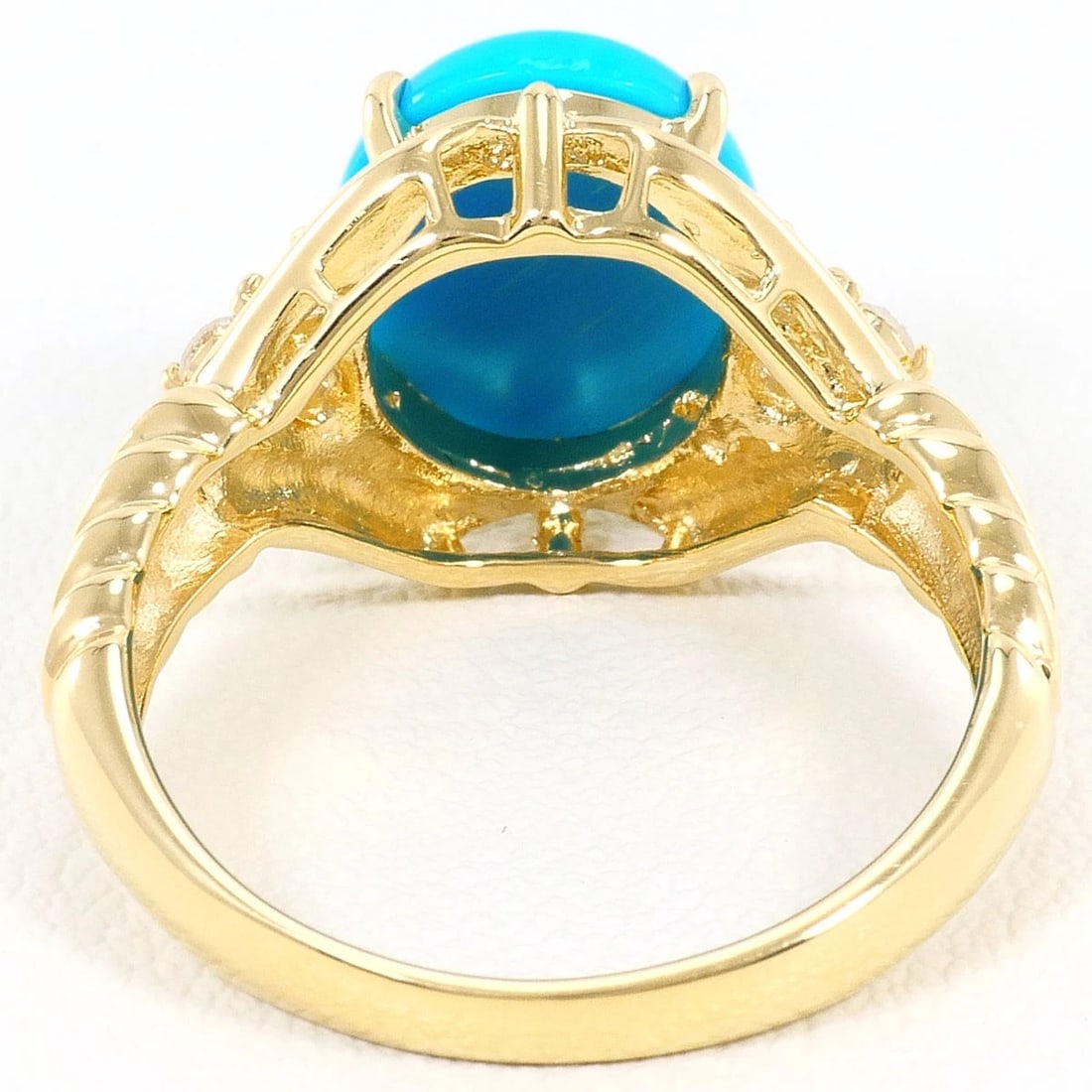 K18 GOLD RING TURQUOISE - 4