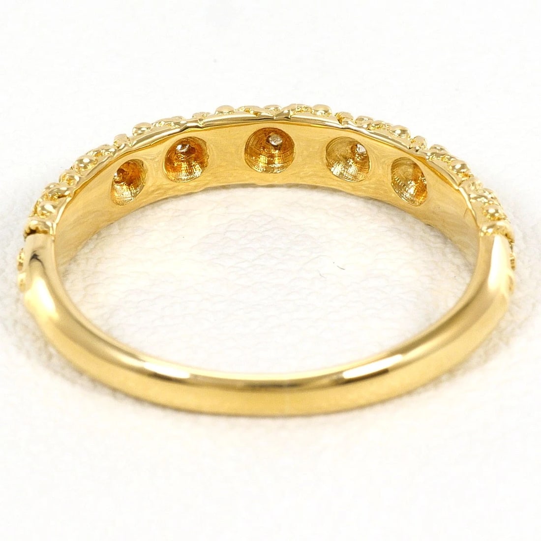K18 GOLD RING DIAMOND - 3
