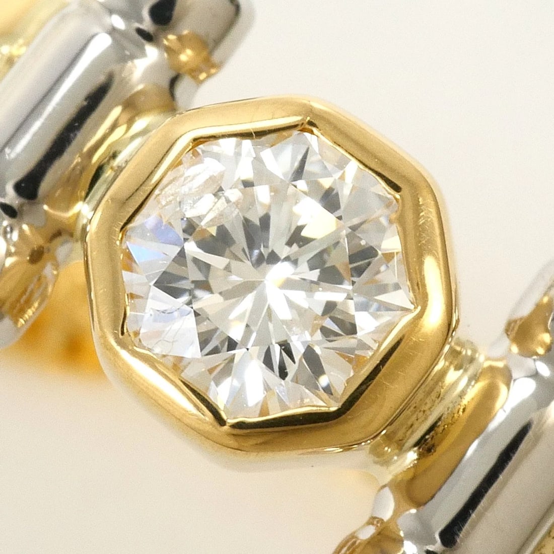 PT900 K18 RING DIAMOND - 2