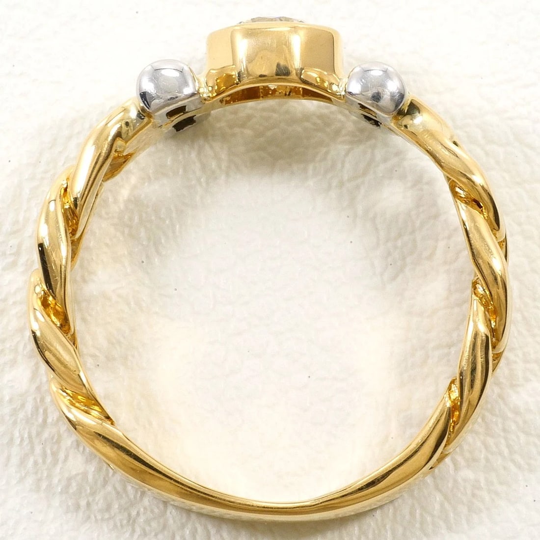 PT900 K18 RING DIAMOND - 3
