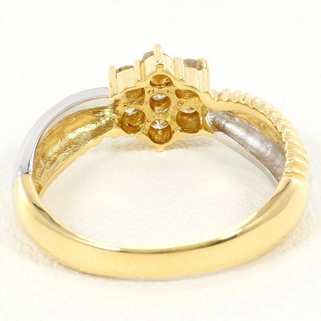 PT900 K18 RING DIAMOND - 4