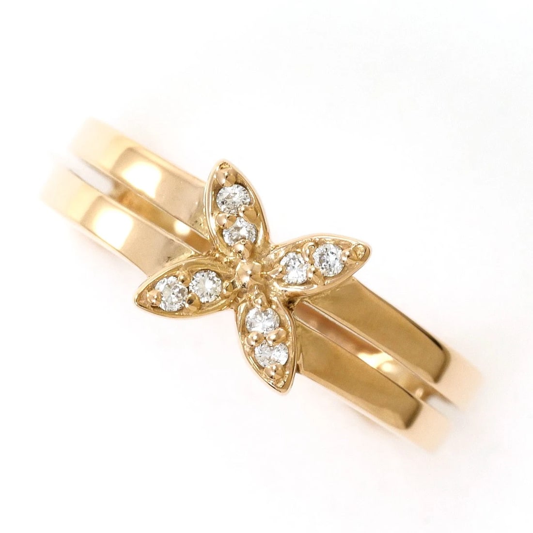K18 GOLD RING: K18 gold Ring Brand: No Brand Type/Style: Ring Material: K18 Gold, Main Stone Natular Color: None Size: US 4 1/4 Accessories: None Accessories Notice: When purchasing pre-owned goods, please refer to