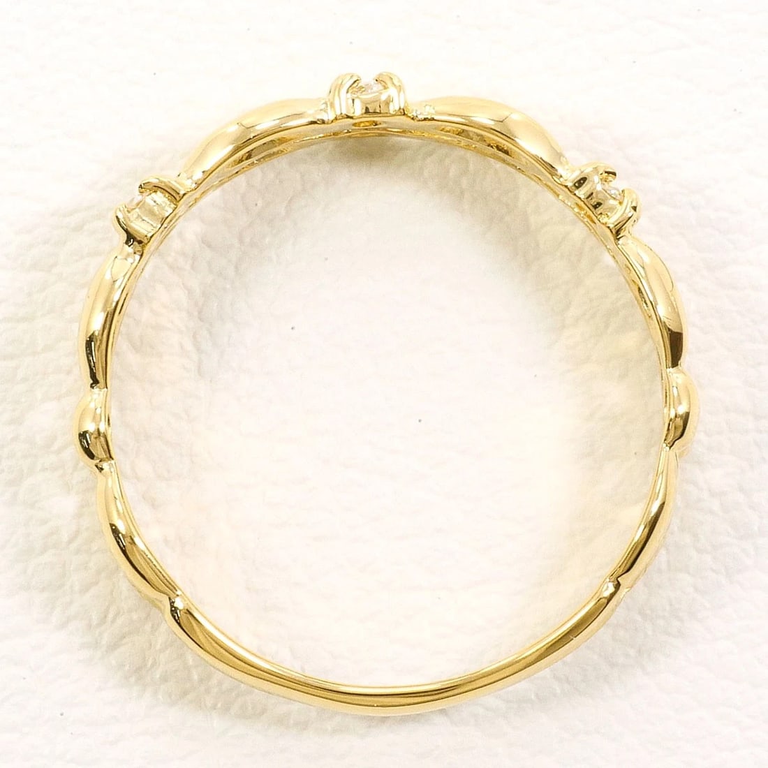 K18 GOLD RING DIAMOND - 2