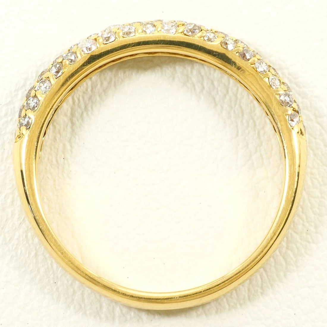 K18 GOLD RING DIAMOND - 3