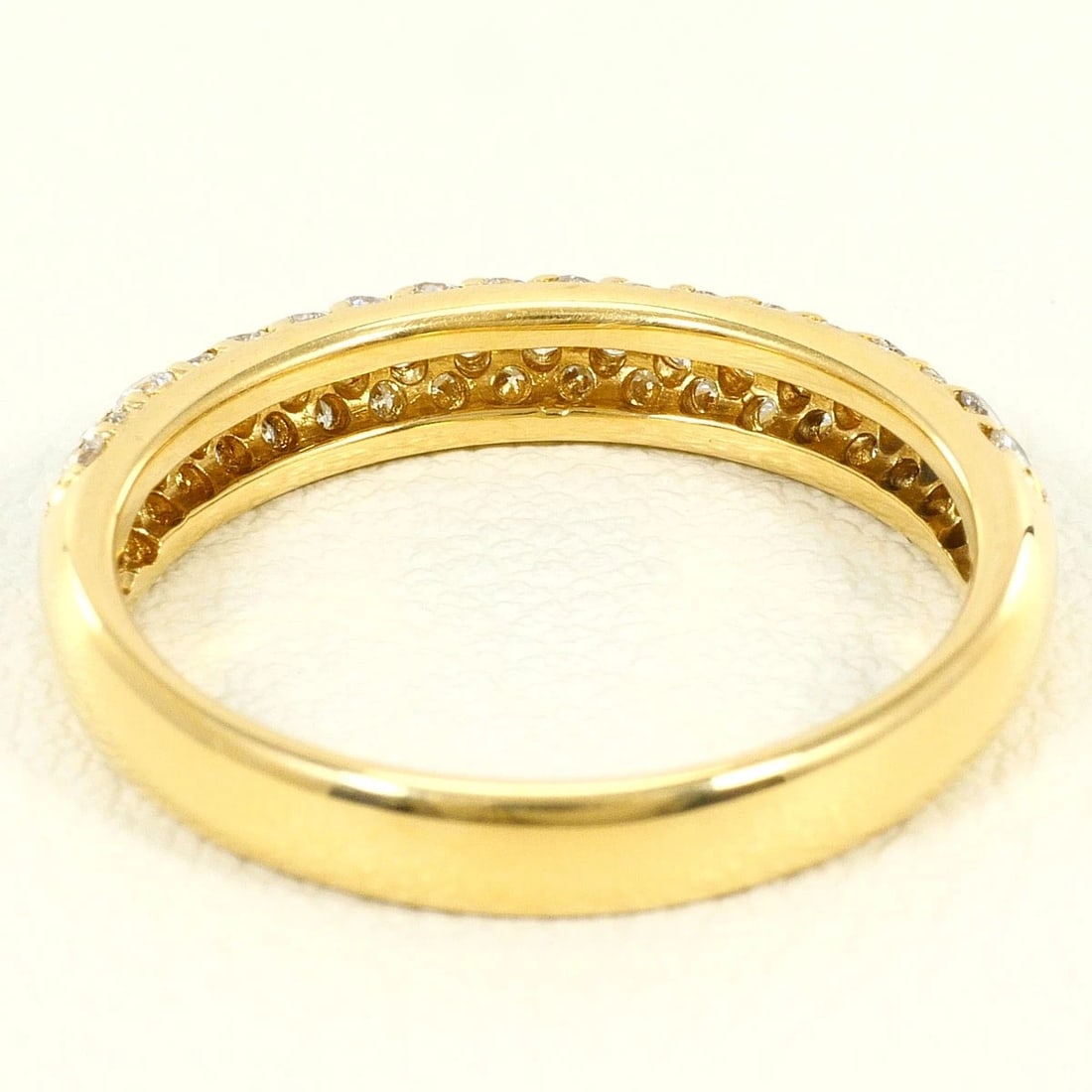 K18 GOLD RING DIAMOND - 4