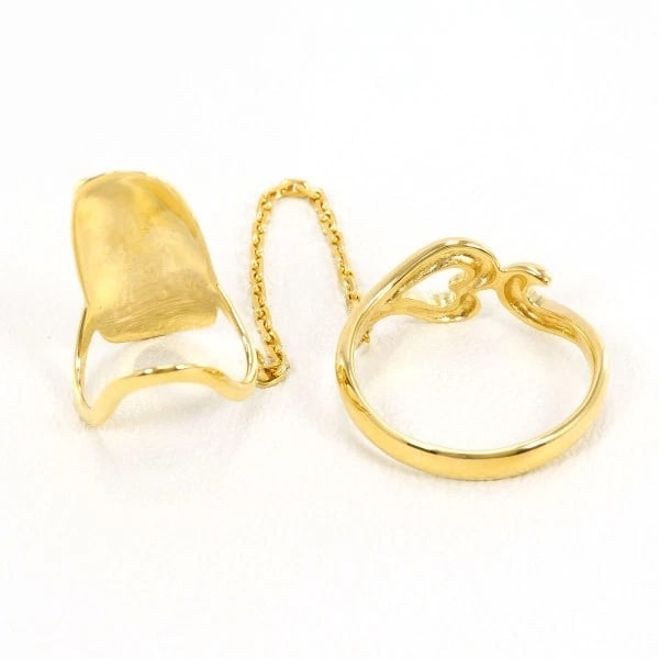 RING K18/YELLOW GOLD - 2