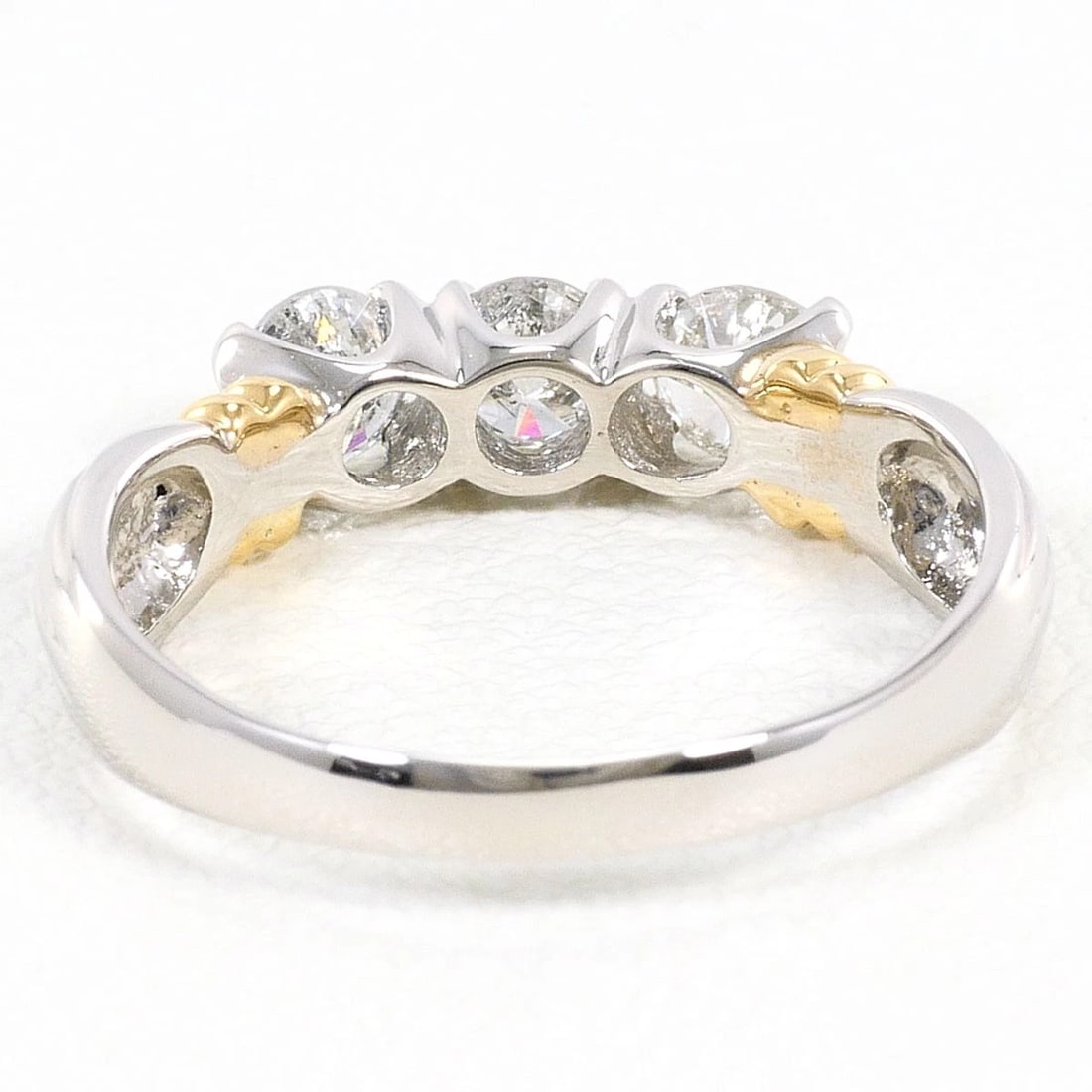 PT900 K18 RING DIAMOND - 4