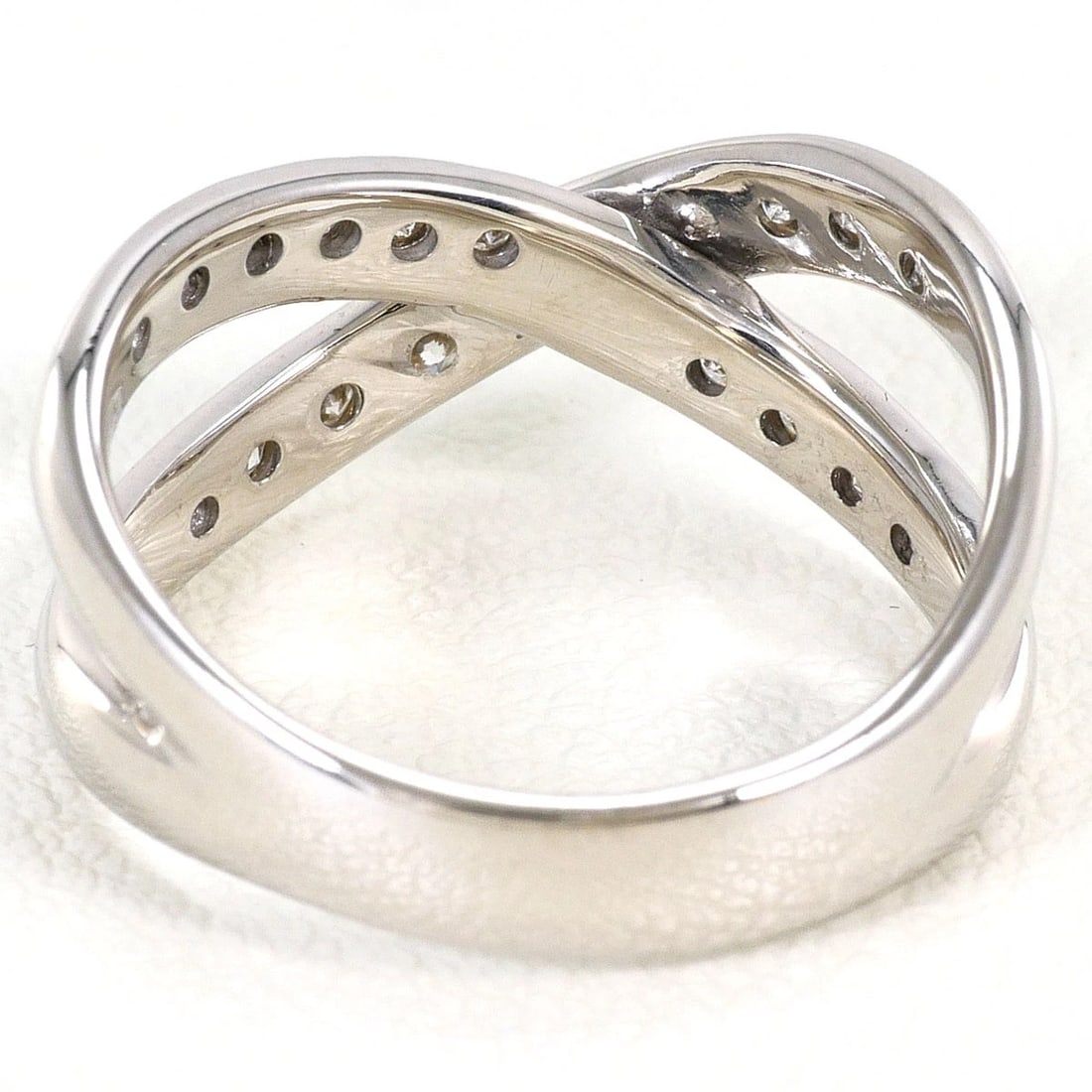 K18 GOLD RING DIAMOND - 4
