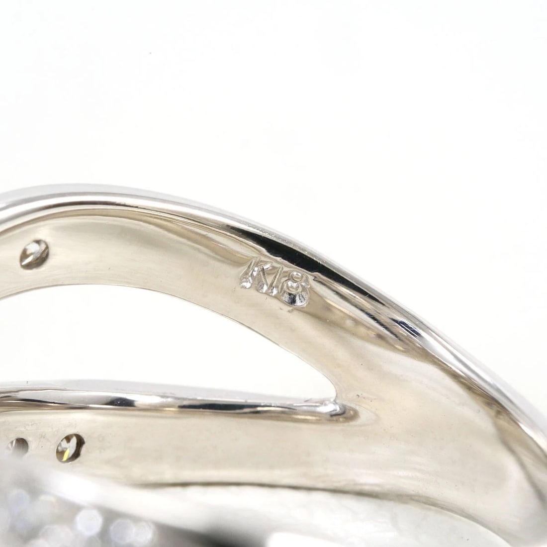 K18 GOLD RING DIAMOND - 5