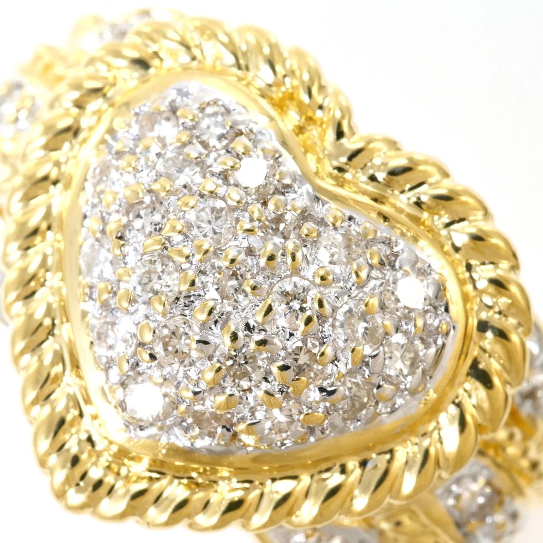 K18 GOLD RING DIAMOND - 2