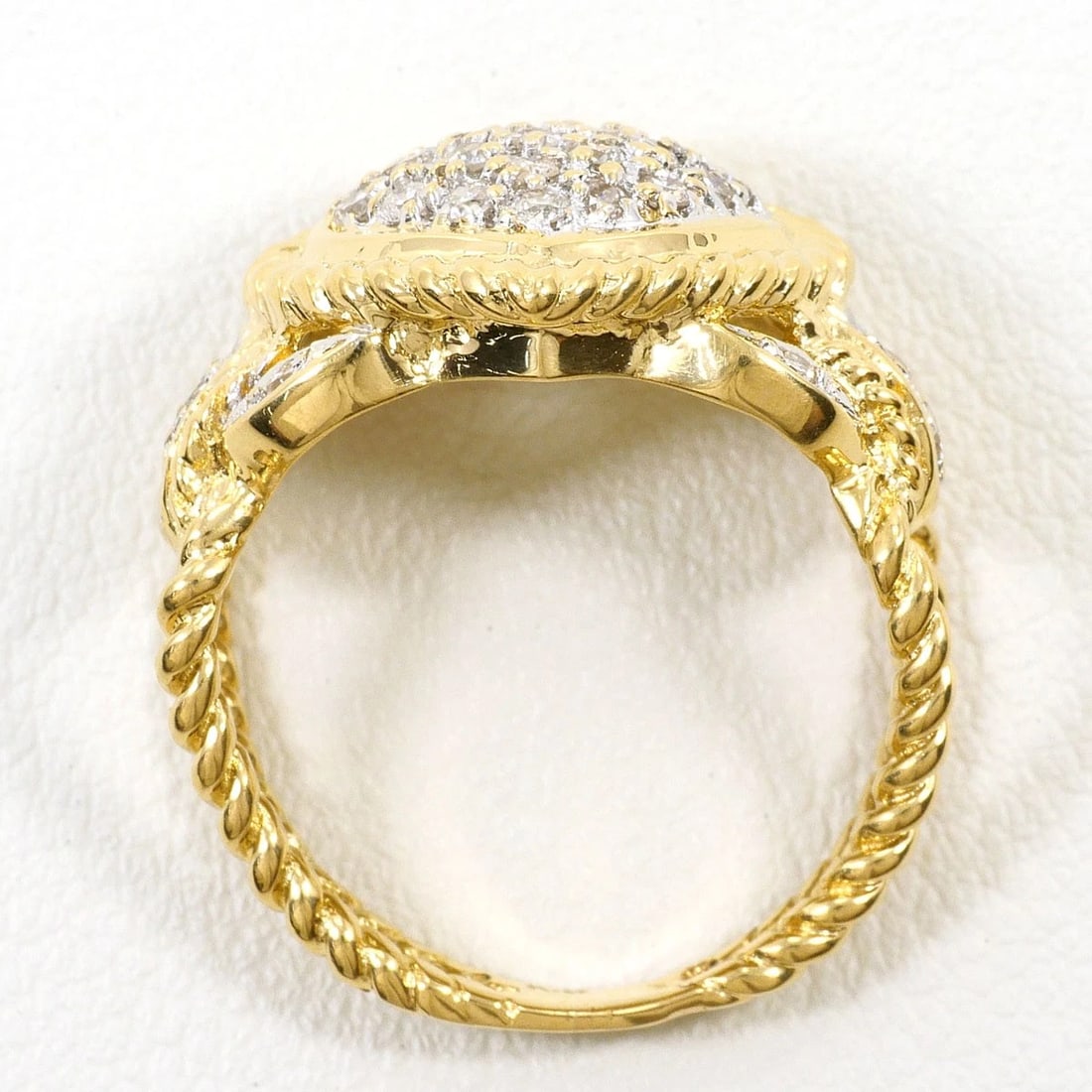 K18 GOLD RING DIAMOND - 3