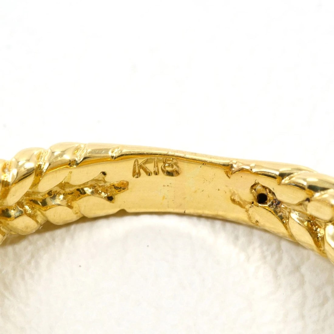 K18 GOLD RING DIAMOND - 5
