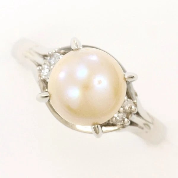 PT900 RING: PT900 Ring Brand: No Brand Type/Style: Ring Material: PT900/Platinum, Main Stone Pearl, Natural Color: None Size: US 7 Accessories: None Accessories Notice: When purchasing pre-owned goods, please