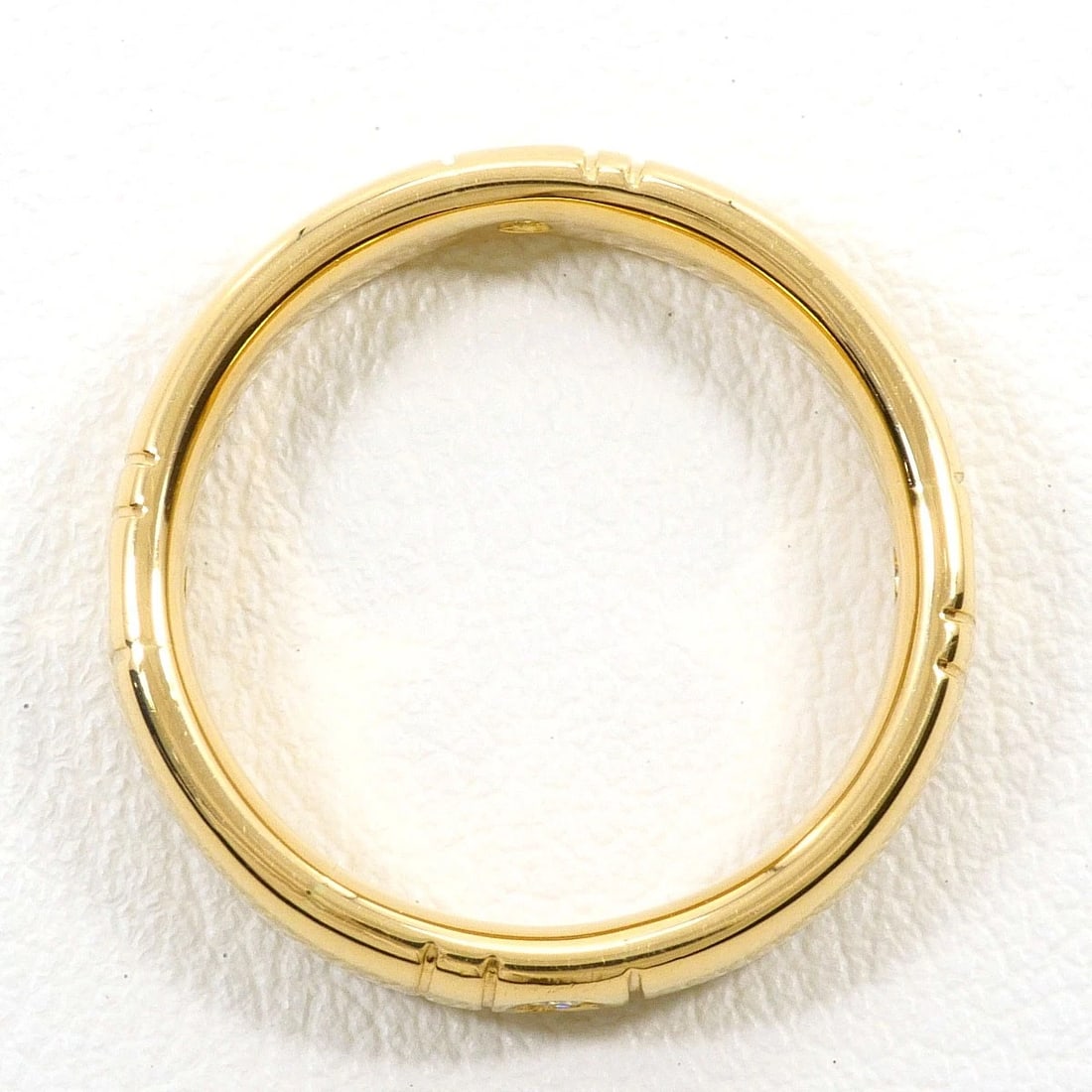 K18 GOLD RING DIAMOND - 3