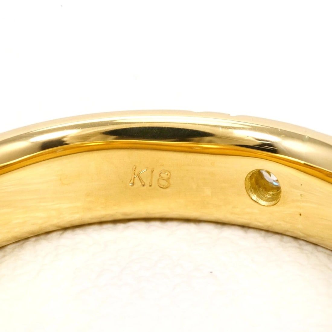 K18 GOLD RING DIAMOND - 5