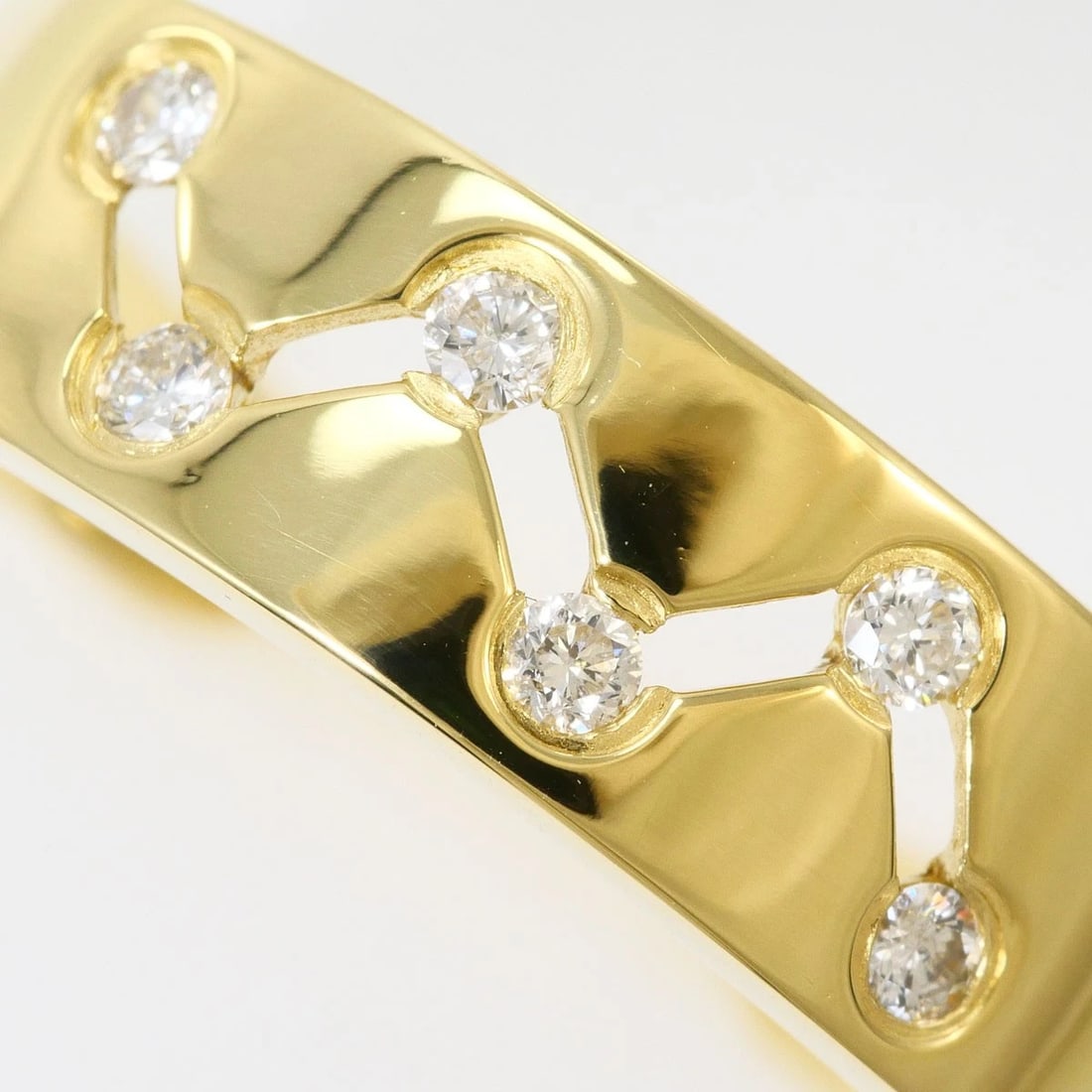 K18 GOLD RING DIAMOND - 2
