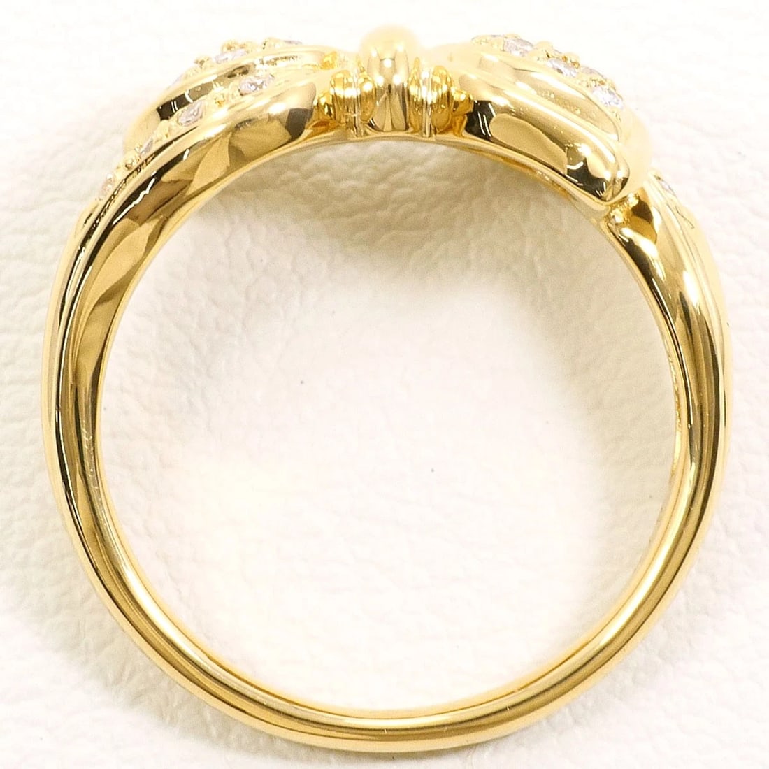 K18 GOLD RING DIAMOND - 3
