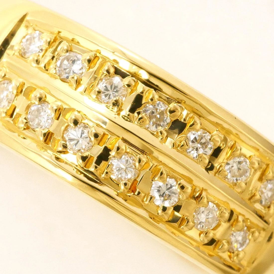 K18 GOLD RING DIAMOND - 2