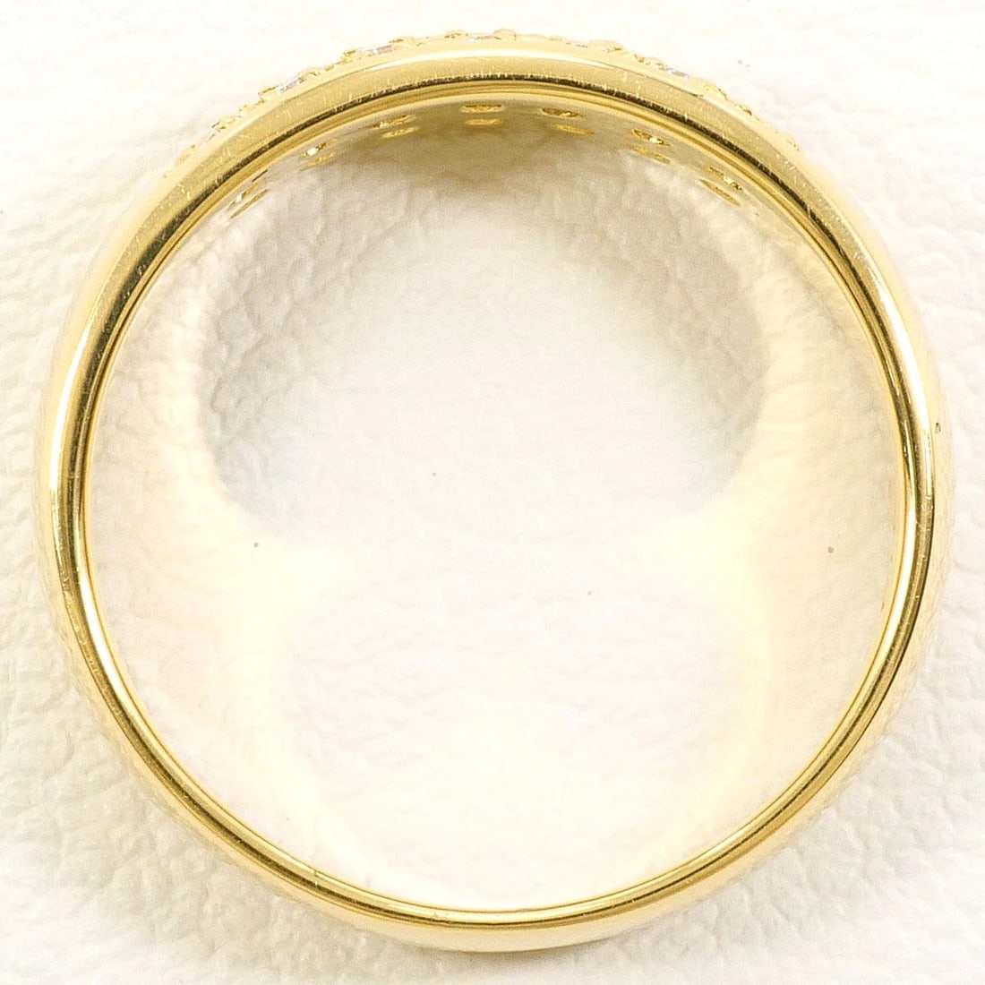 K18 GOLD RING DIAMOND - 3
