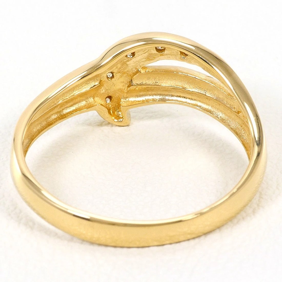 K18 GOLD RING DIAMOND - 2