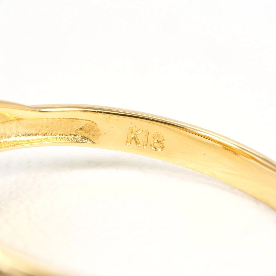 K18 GOLD RING DIAMOND - 5