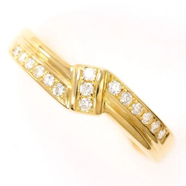 K18 RING: K18 Ring Brand: No Brand Type/Style: Ring Material: K18/Yellow Gold, Main Stone Natural Color: Yellow Gold Size: US 8 1/2 Accessories: None Accessories Notice: When purchasing pre-owned goods, please