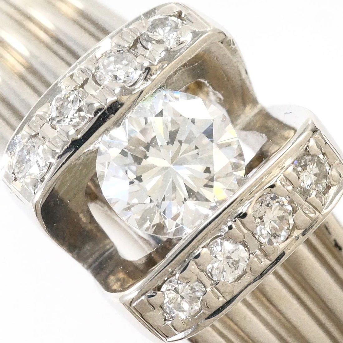 PT900 PLATINUM RING DIAMOND - 2
