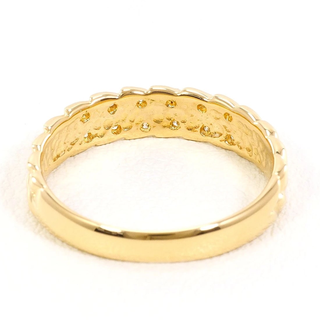 K18 GOLD RING DIAMOND - 3