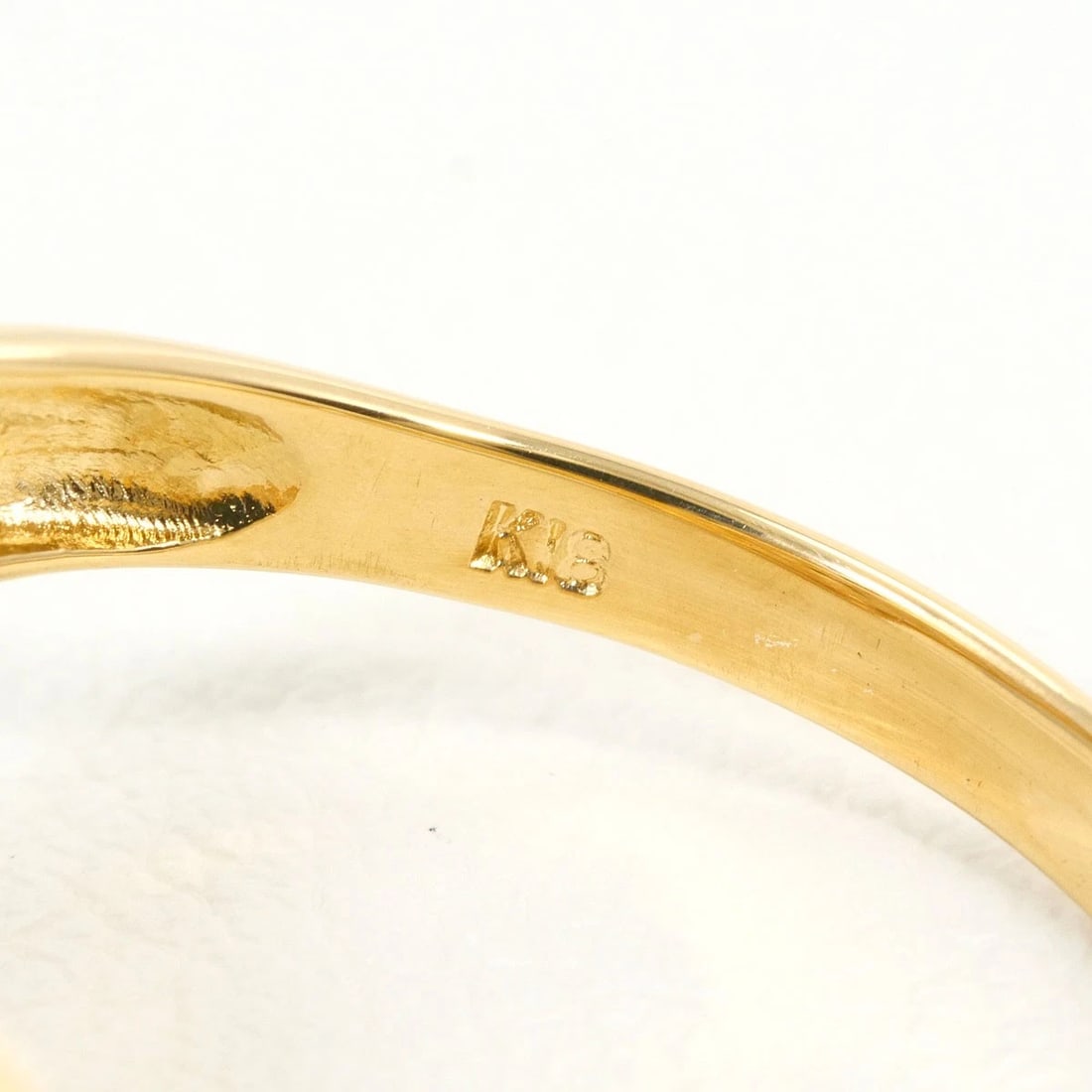 K18 GOLD RING DIAMOND - 4