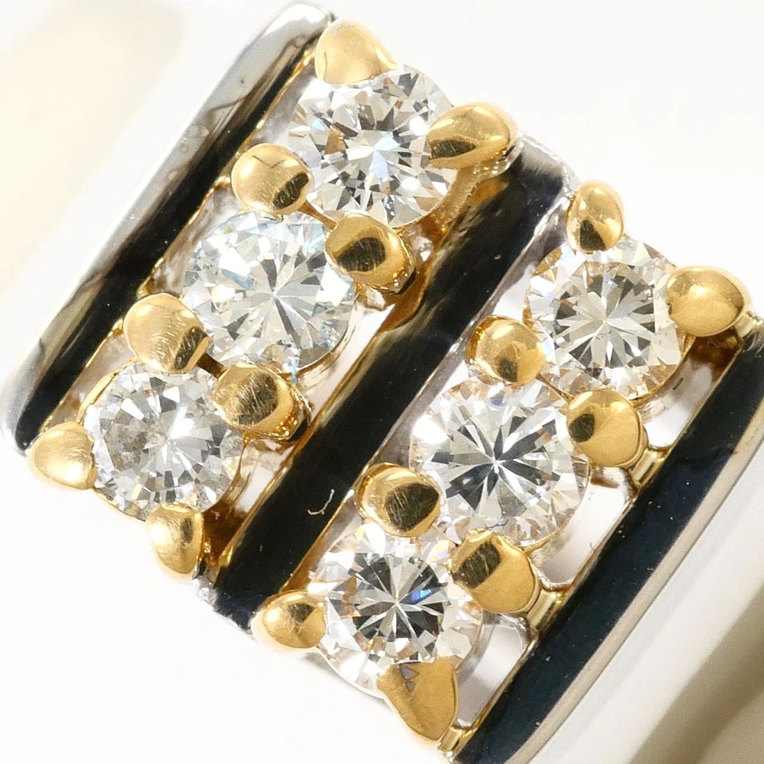 K14 GOLD RING DIAMOND - 2