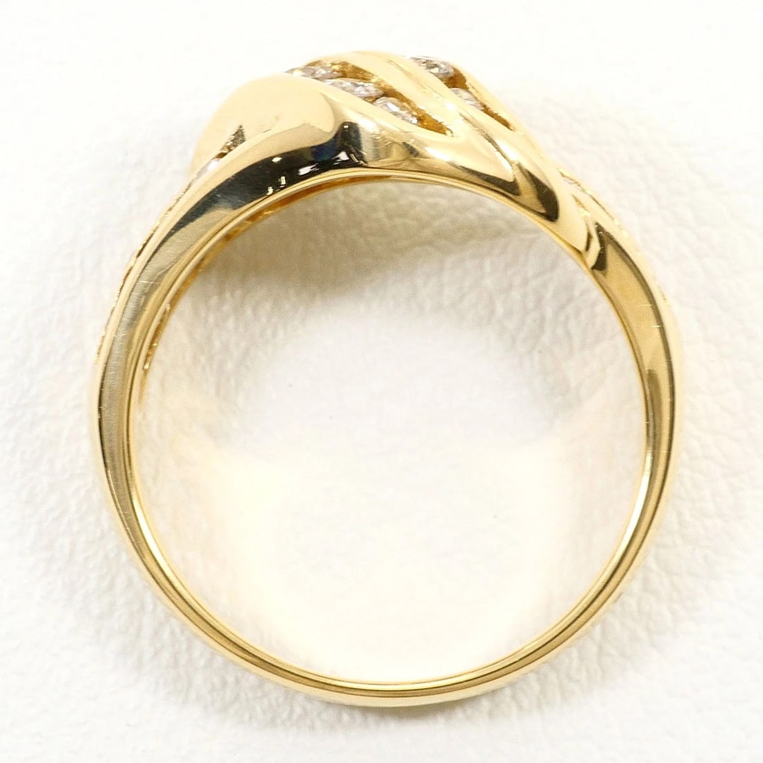K18 GOLD RING DIAMOND - 3