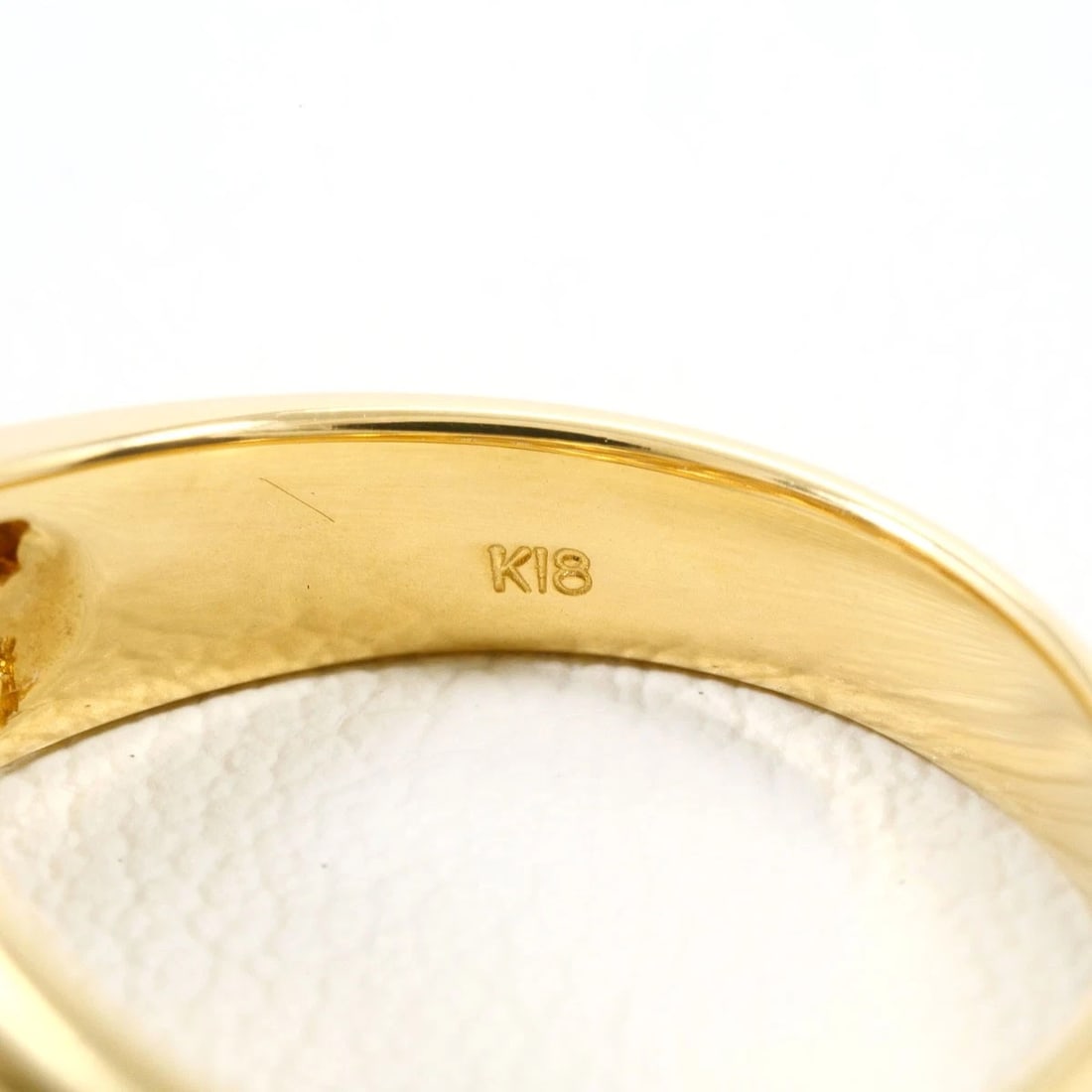 K18 GOLD RING DIAMOND - 5