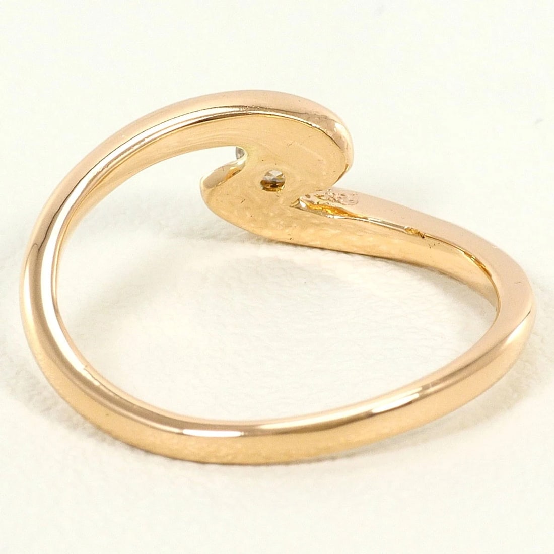 K18 GOLD RING DIAMOND - 3