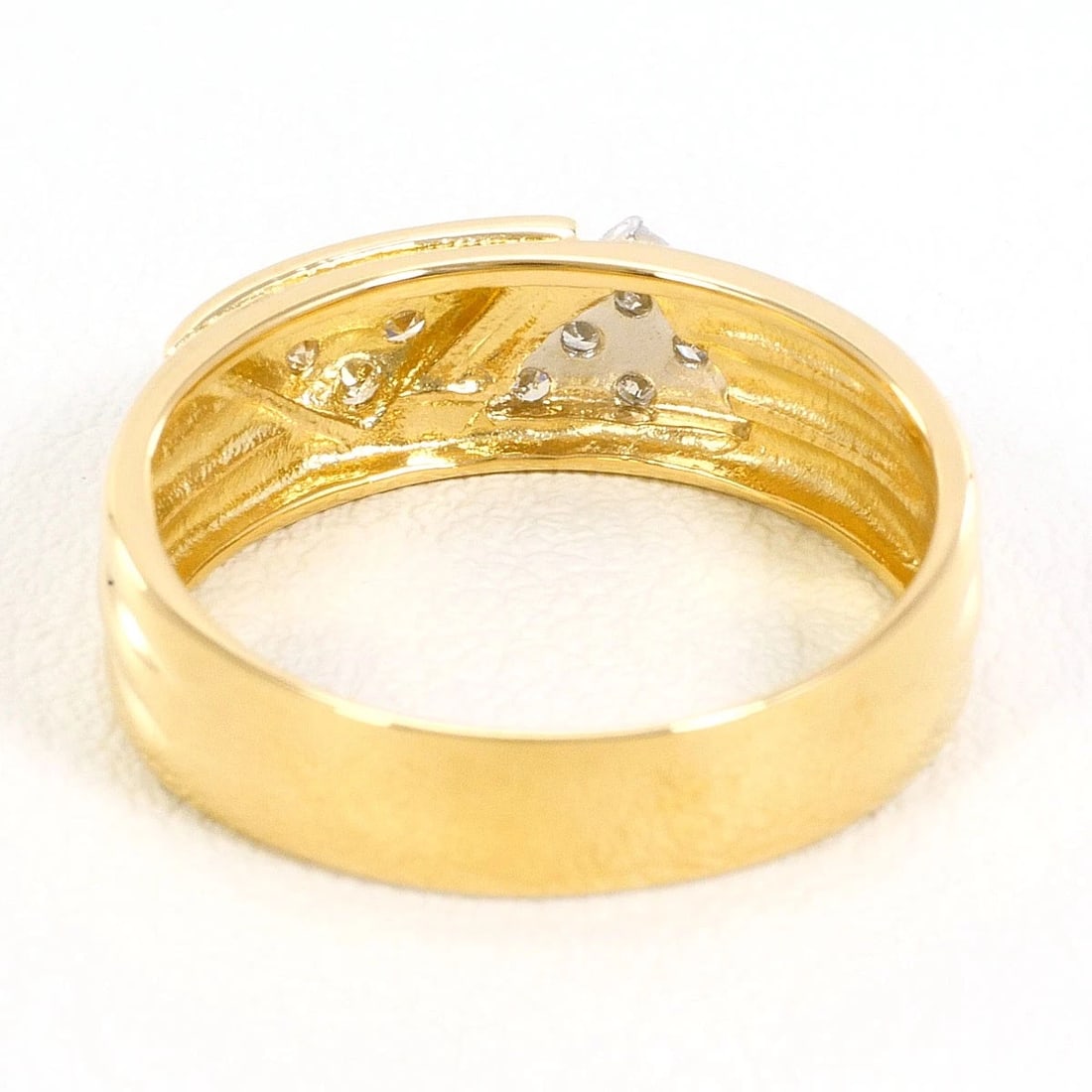 PT900 K18 RING DIAMOND - 3