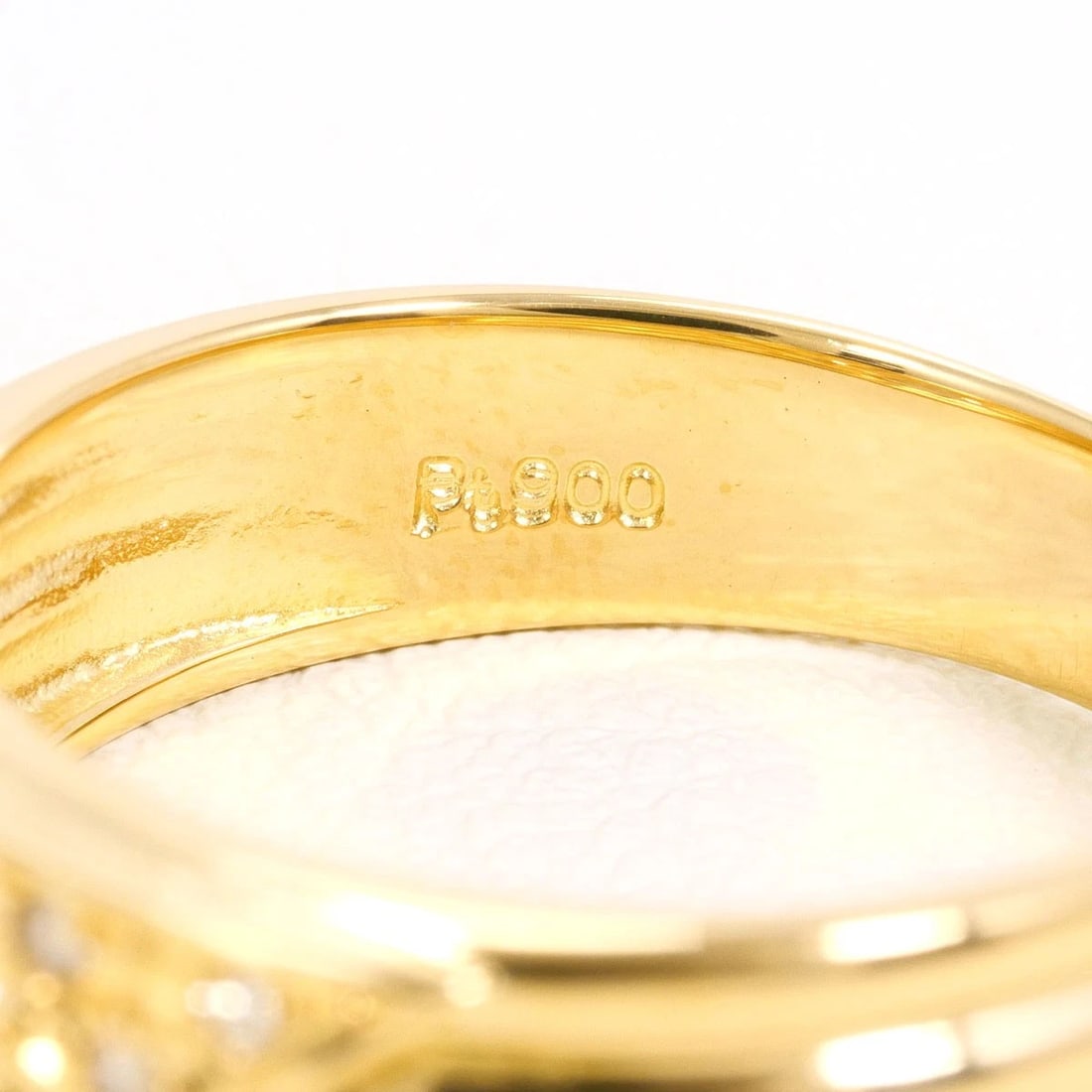 PT900 K18 RING DIAMOND - 4