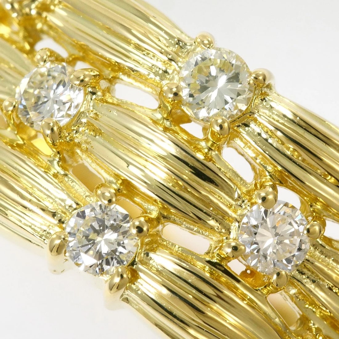 K18 GOLD RING DIAMOND - 2