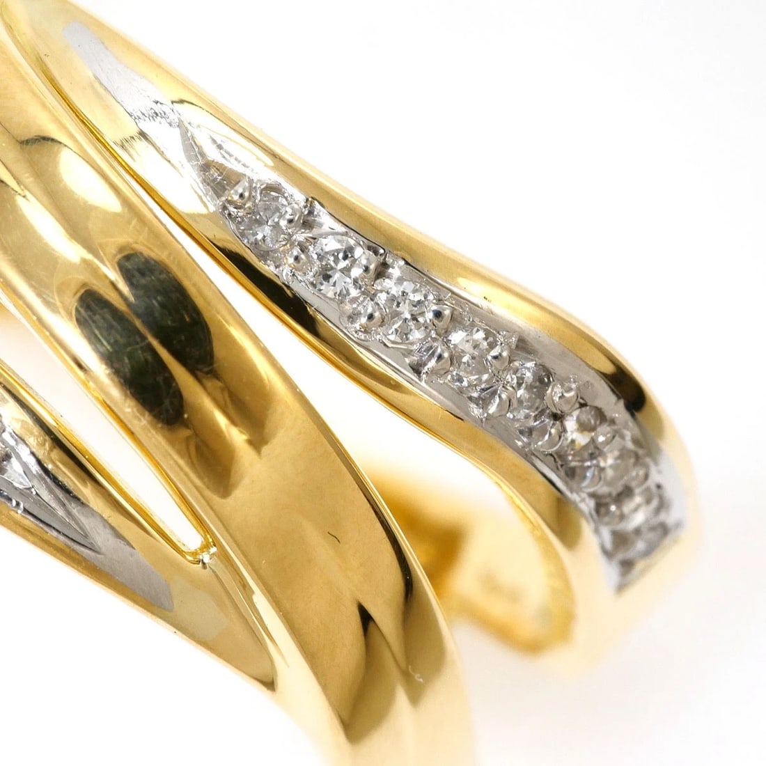 PT900 K18 RING DIAMOND - 2