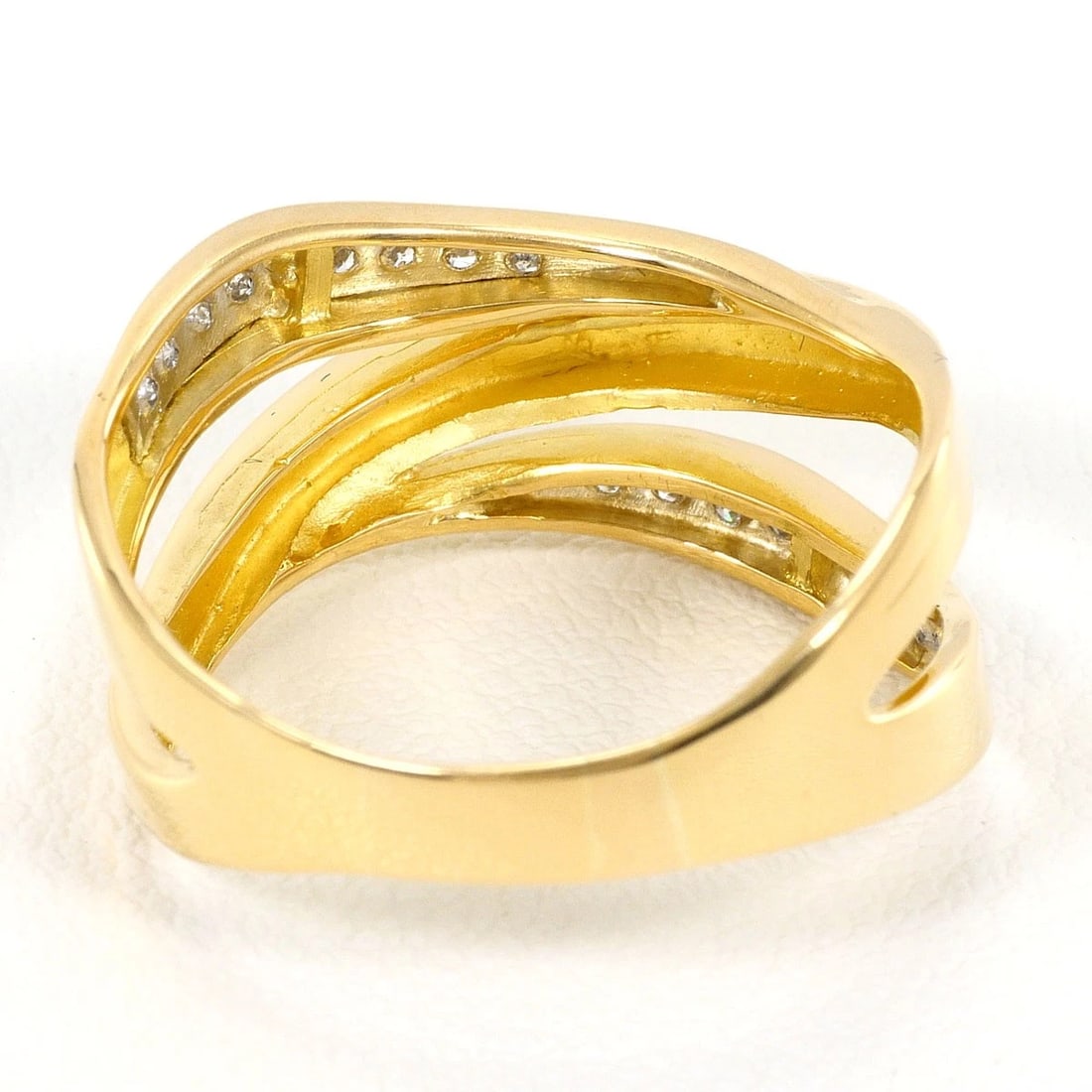 PT900 K18 RING DIAMOND - 4